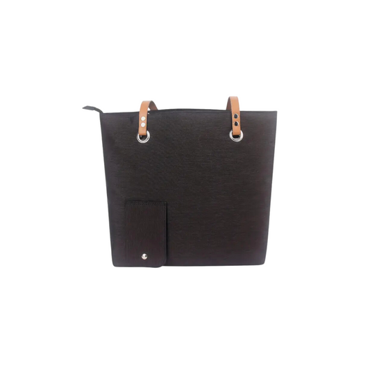 The Original SipStash (Black) |  Canvas Tote Bag with Built in Beverage Tap